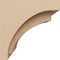 Ekena Millwork 8"W x 8"D x 8"H Wide Rivera Rough Cedar Woodgrain TimberThane Corbel, Primed Tan CORUR08X08X08RIVRCPR - alternate 2